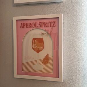 Aperol Spritz Cocktail Wall Art